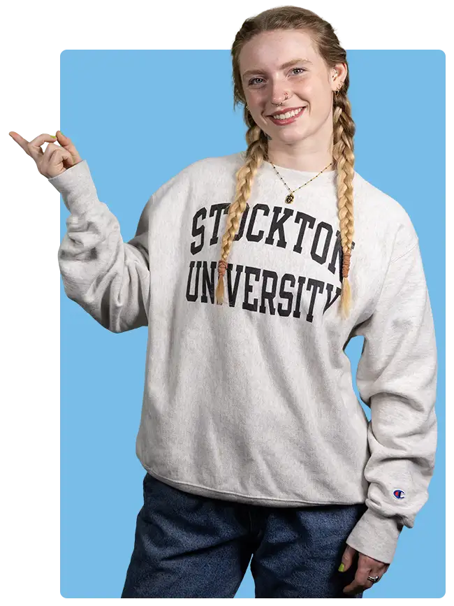 Stockton student urging other to confirm their enrollment.