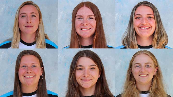 Collage of six female headshots