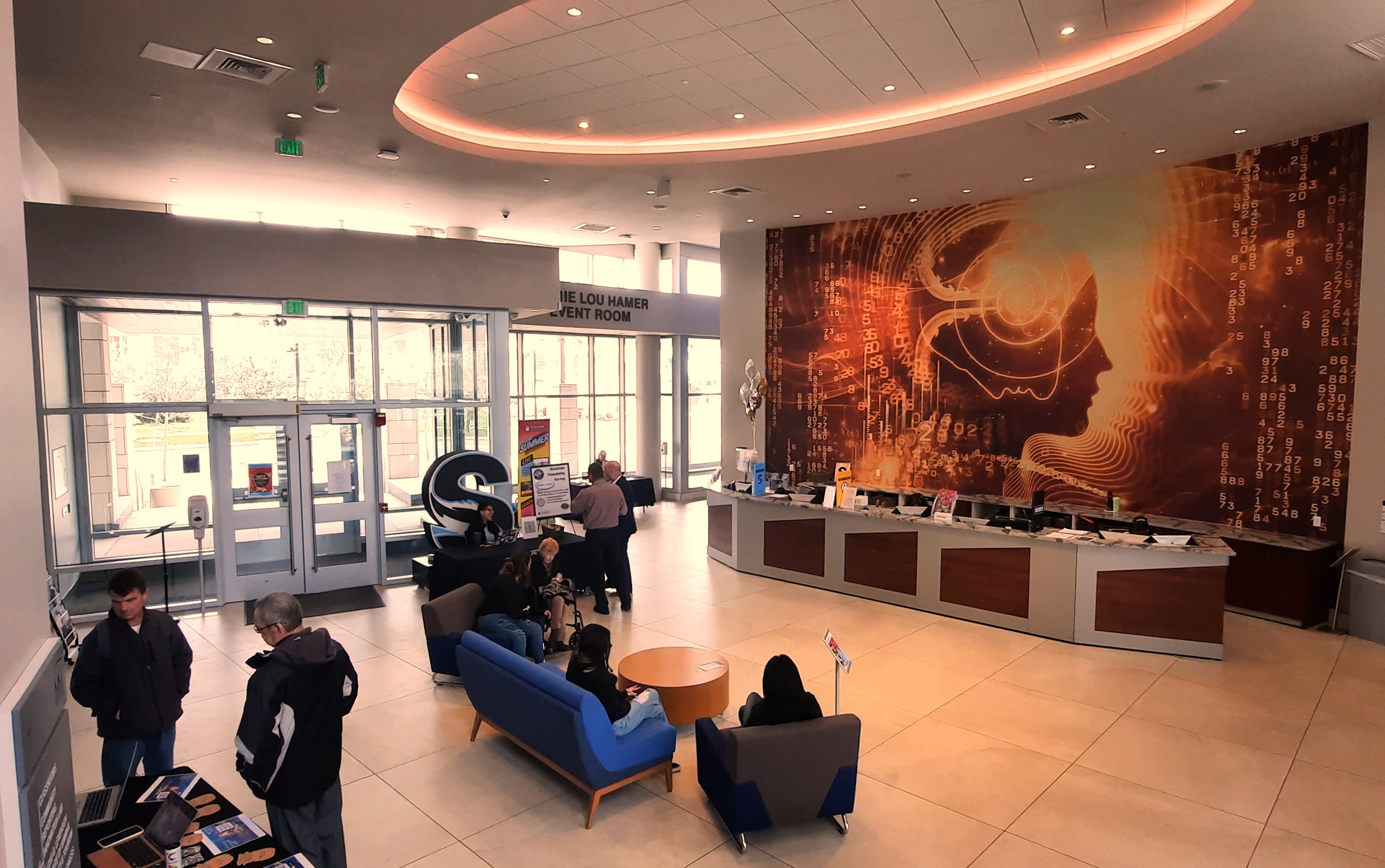 John F. Scarpa Academic Center Lobby John F. Scarpa Academic Center Lobby