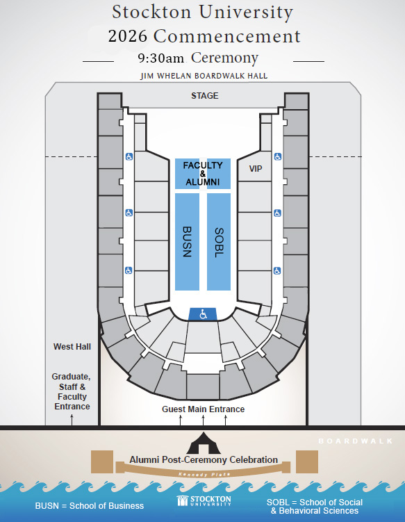 Graduate Seating Map AM