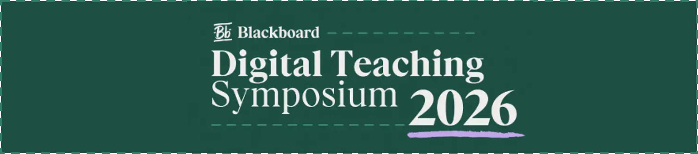 Blackboard Digital Teaching Symposium