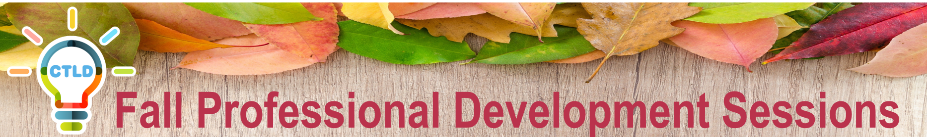 Fall 2026 Professional Development Sessions