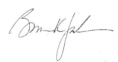 Brian Jackson's Signature