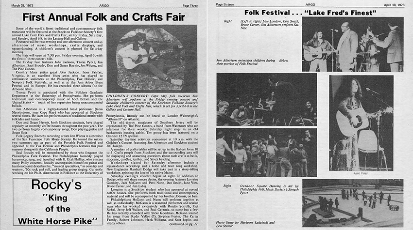 First ever Lake Fred Festival in the Argo