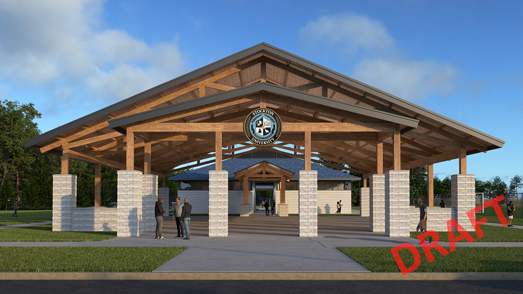 Proposed rendering of NAC pavilion.