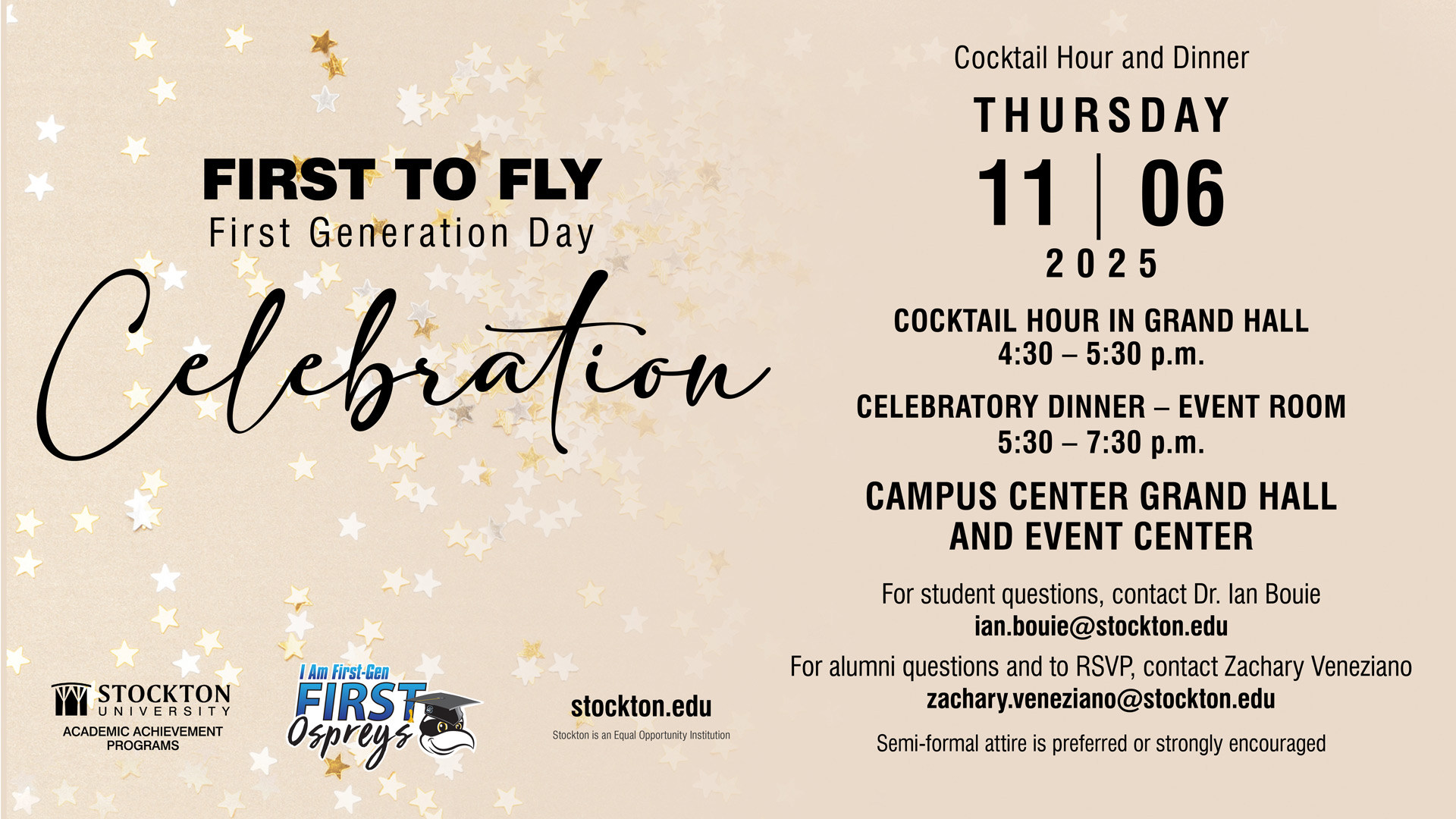First to Fly Dinner 