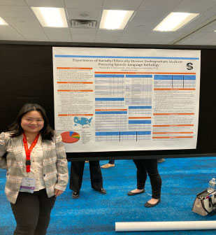 Alyssa Erin L. De Guzman, received a National Student Research Award from Alpha Eta