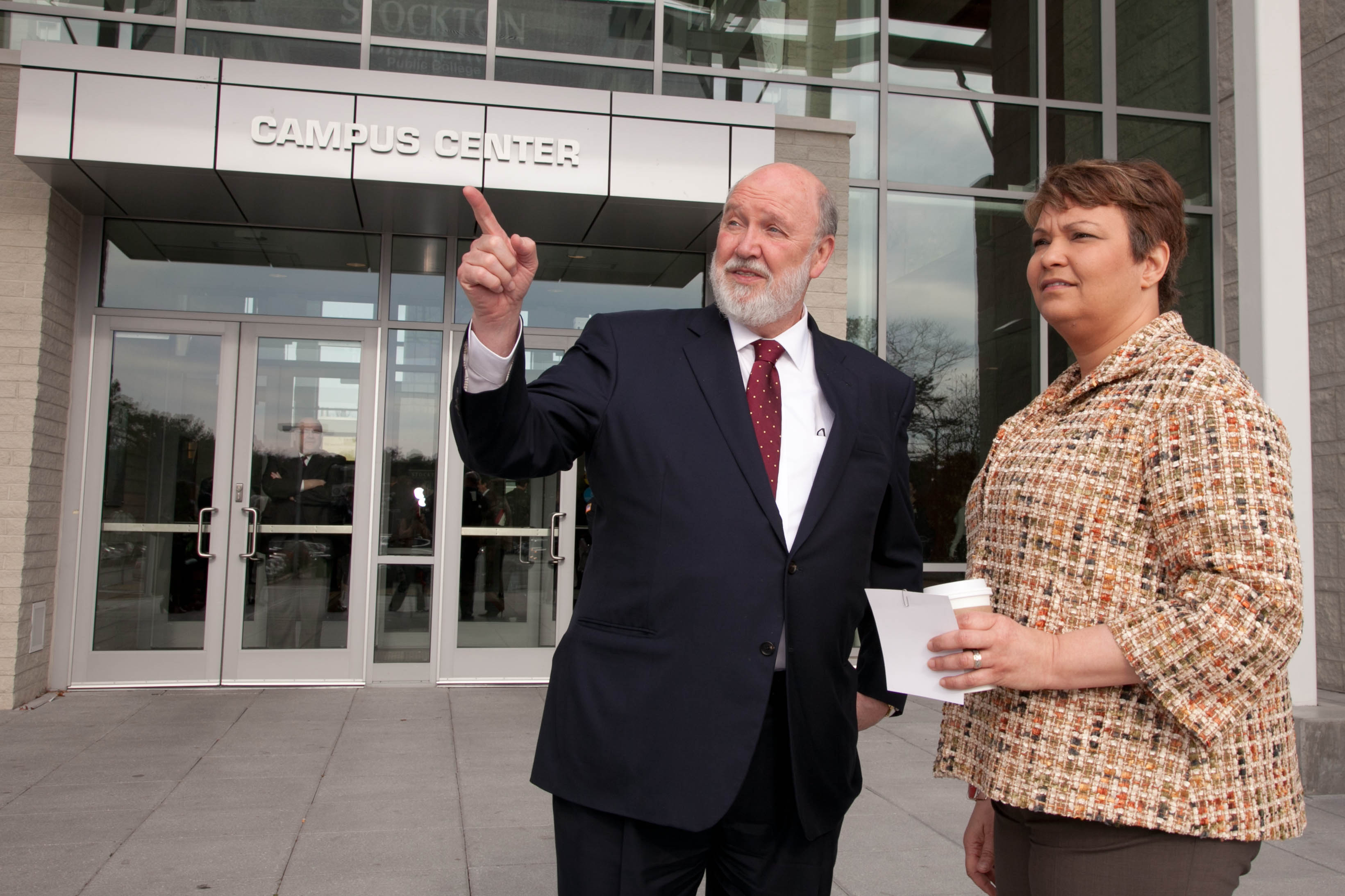 Herman Saatkamp with Lisa P. Jackson
