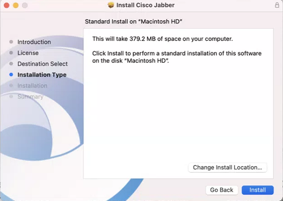 Select Install screenshot