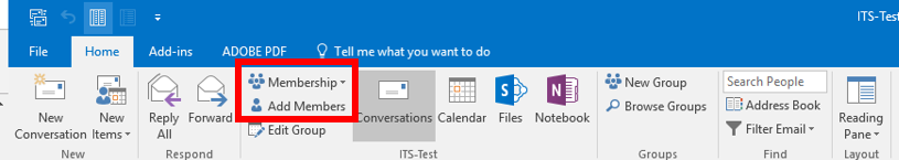 Add/remove members