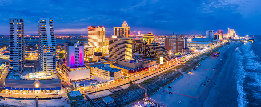 Atlantic City Boardwalk Night