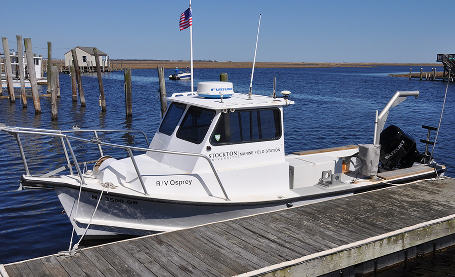 Stockton University School of Natural Sciences and Mathematics Research Vessel The Petrel