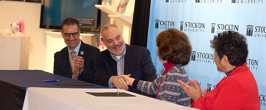 Stockton Signs Transfer Agreement for Hospitality Students