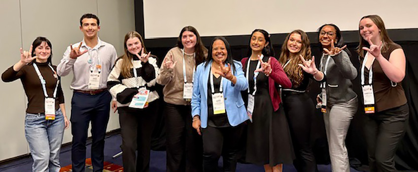 Amee Shah and students 