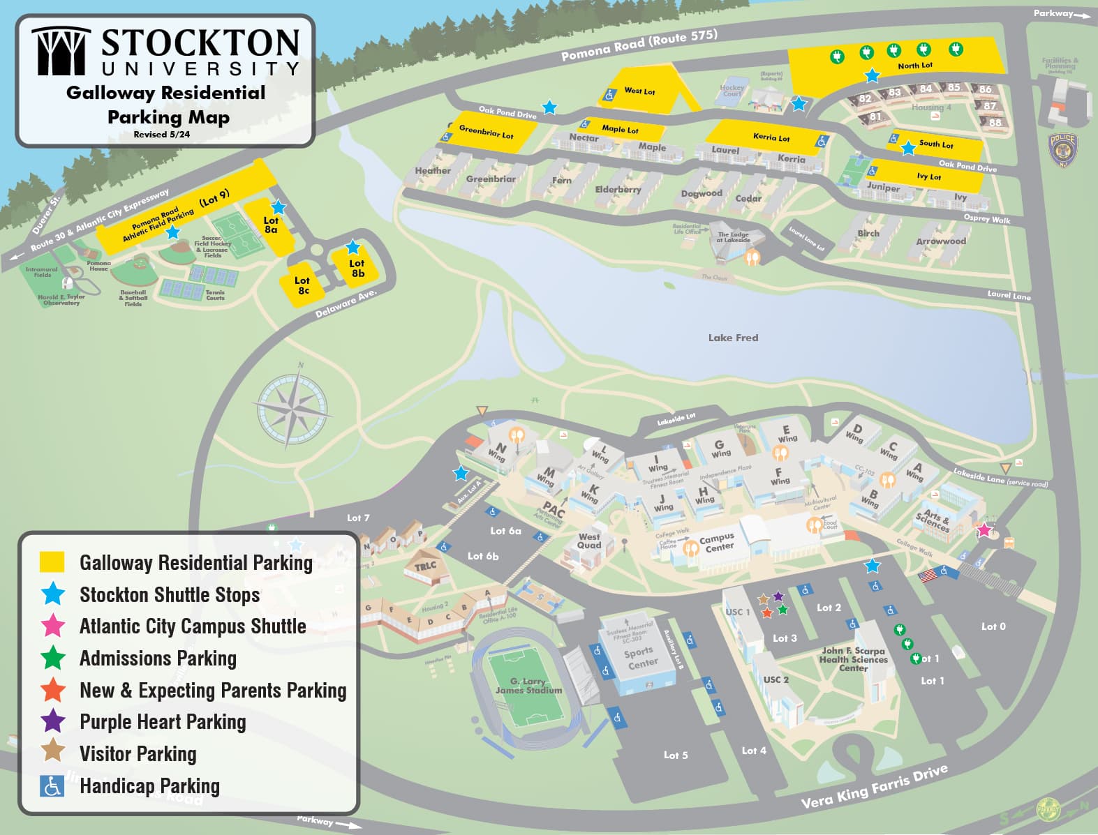 Galloway Residential Parking Map