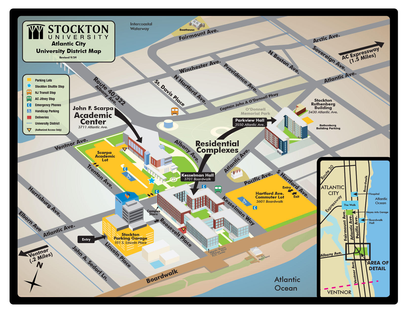 Atlantic City Parking Map