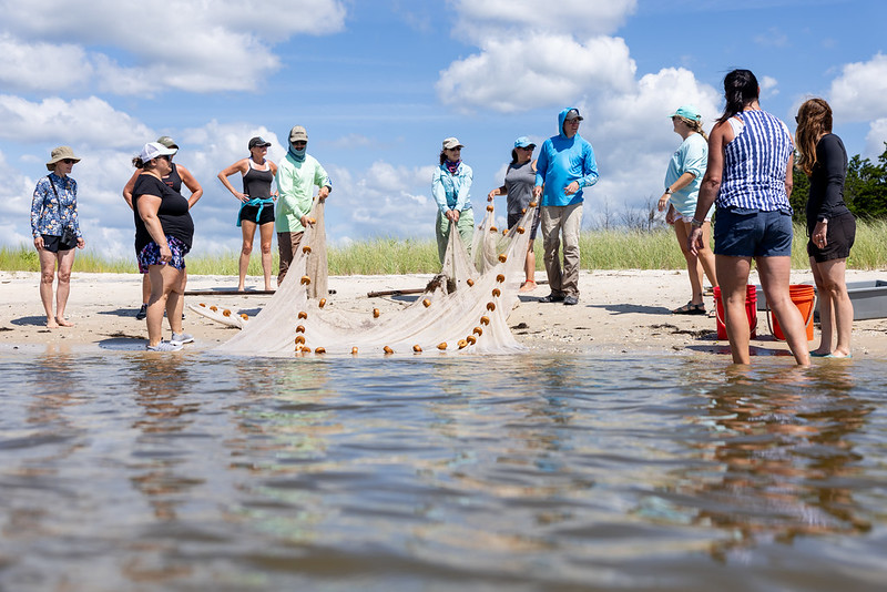 K-12 faculty getting hands-on experience in climate change