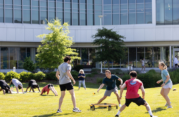 PT students outside