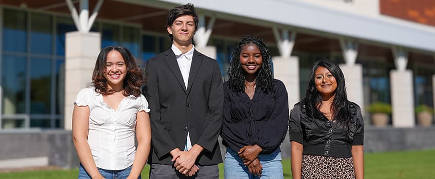 New cohort of Engelberg scholars at Atlantic City Campus.