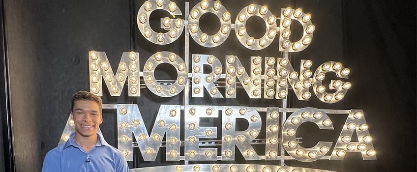 Student JackEdward Schmick on GMA